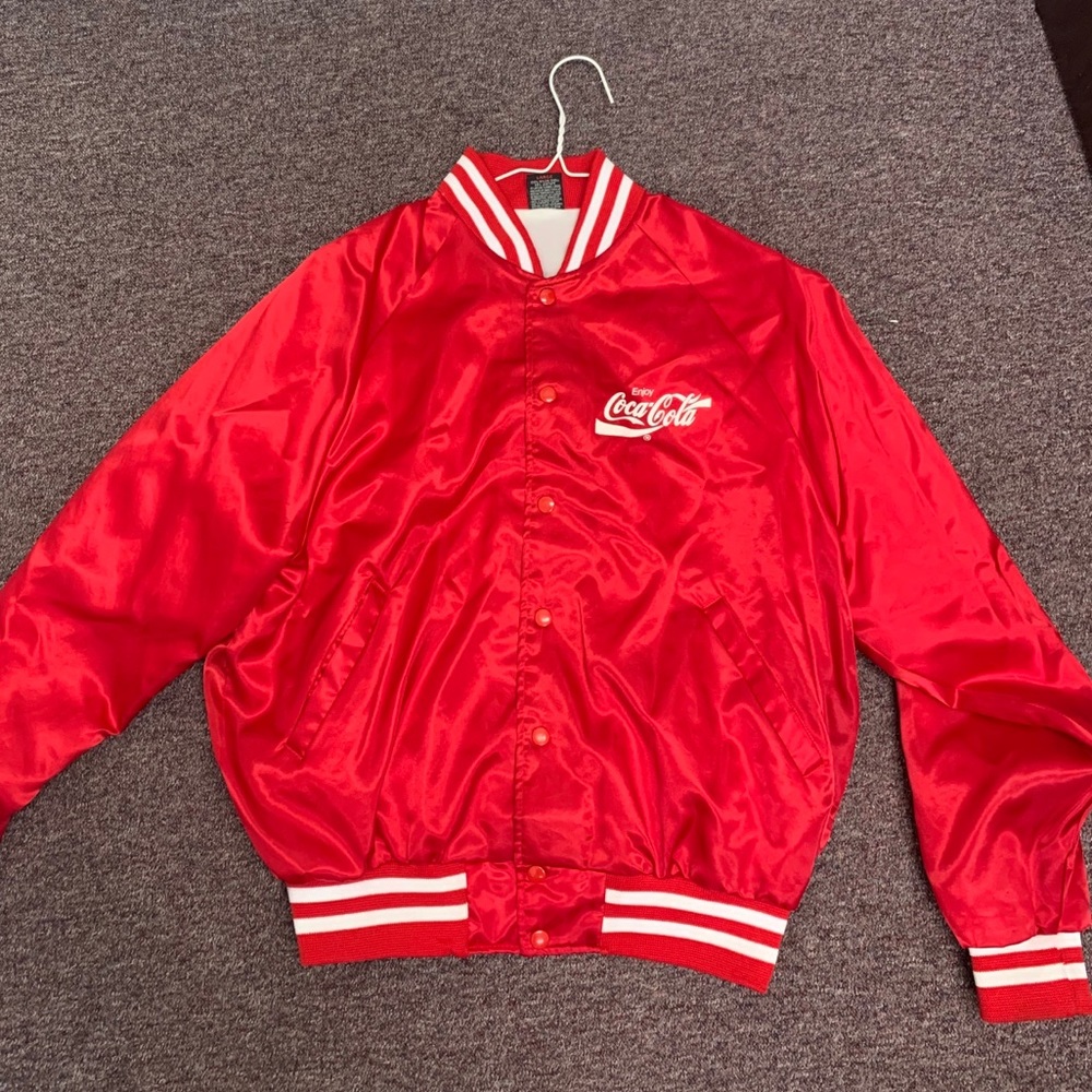 Coca-Cola Varsity Jacket — Size LARGE